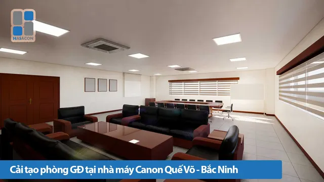 Cải tạo nâng cấp phòng làm việc GĐ tại KCN Quế Võ Bắc Ninh