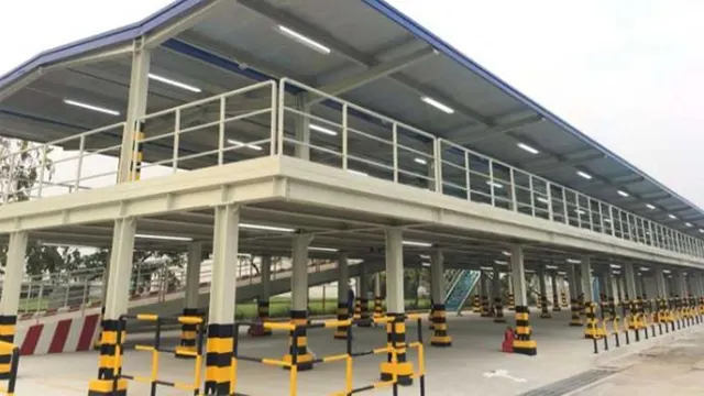Parking building and warehouse at Sumitomo Heavy Industries — 5