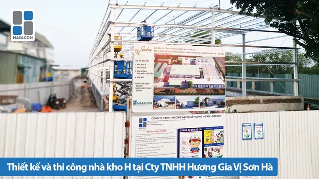 Thiết kế và thi công xây dựng mới nhà kho H tại nhà máy Sơn Hà — 2